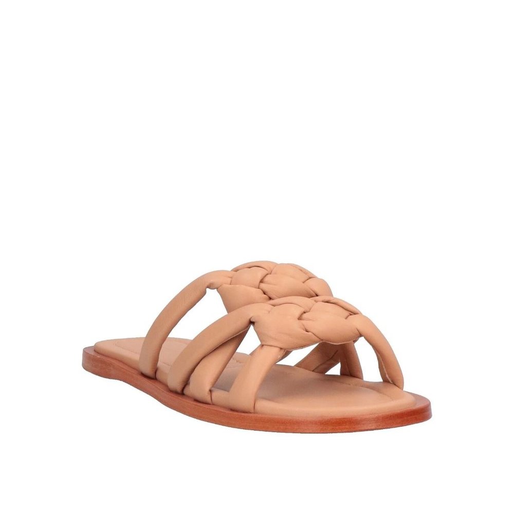 Cartechini Tan Leather Flat Sandal - Size 6 - NWT
